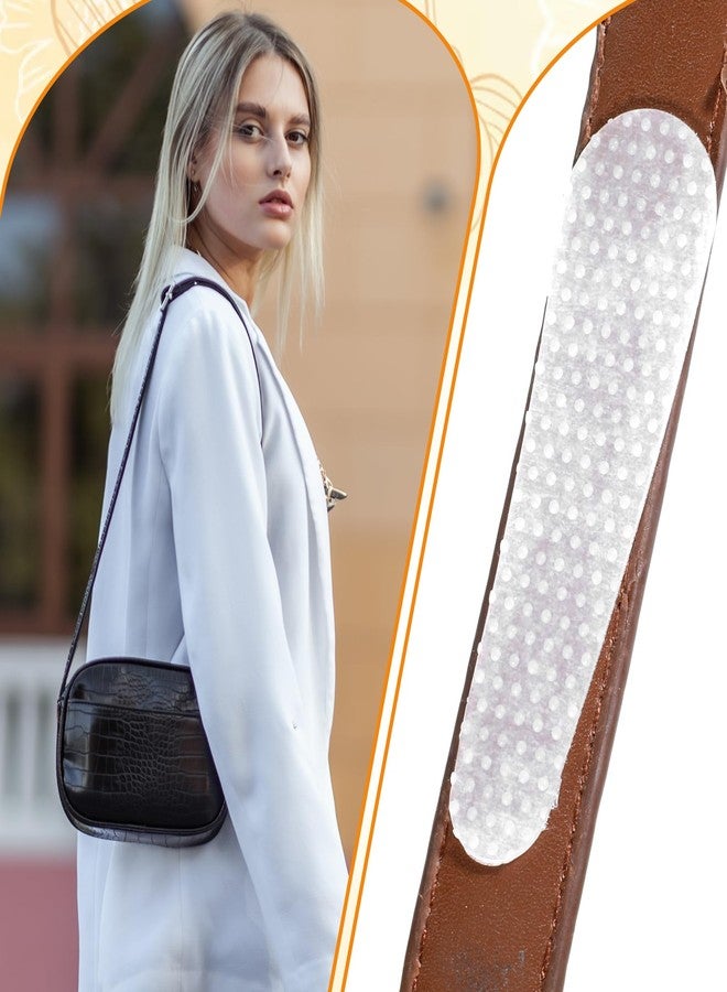 Lnngub 12 Pcs Shoulder Strap Anti-Slip Sticker,Purse Strap Non-Slip Pad Sticker Clear Silicone Shoulder Straps Non-Slip Grip Holder for Bag Straps Handbag Tote Backpack - Image 5